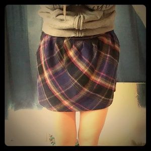 Old Navy tweed plaid mini